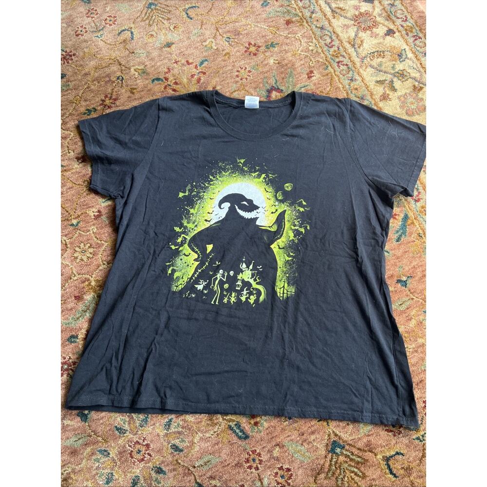 Disney Oogie Boogie Nightmare Before Christmas Glow Graphic T Emo Gothic XXL
